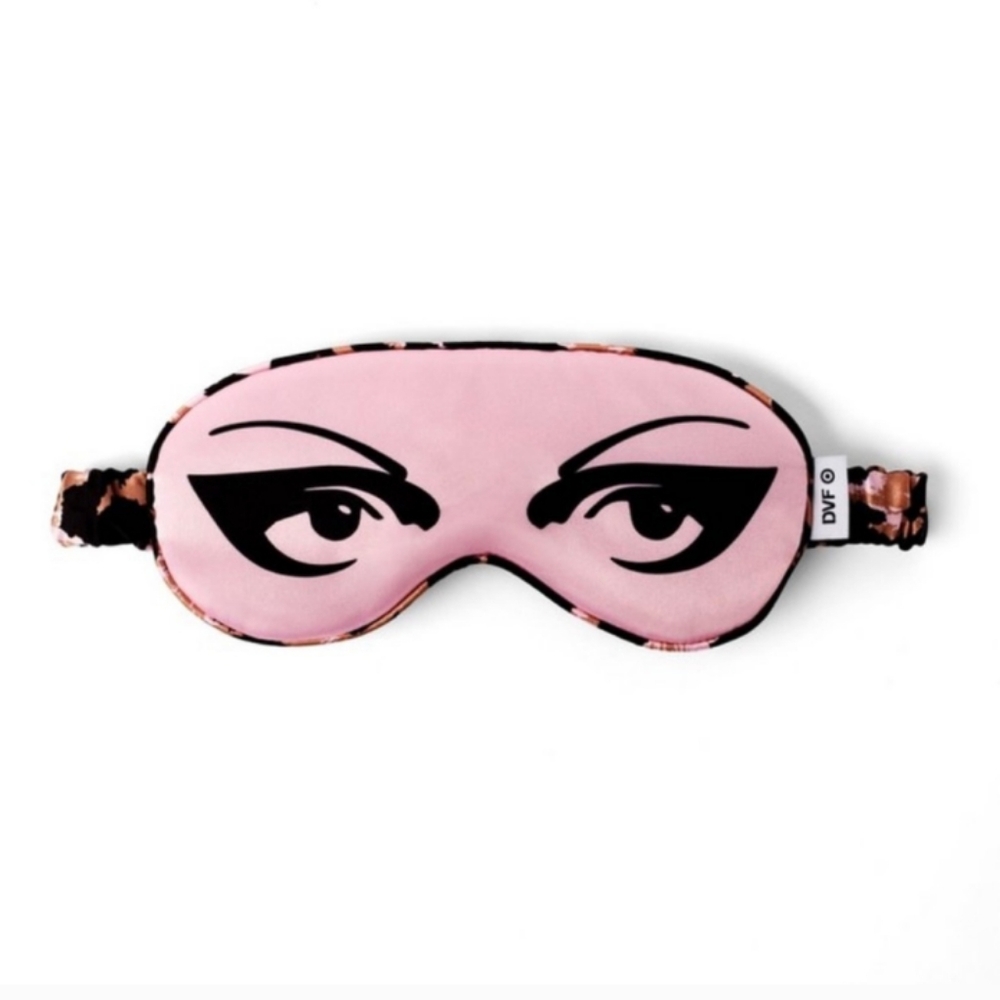 Diane Von Furstenberg x Target Neutral Leopard Sleep Eye Mask